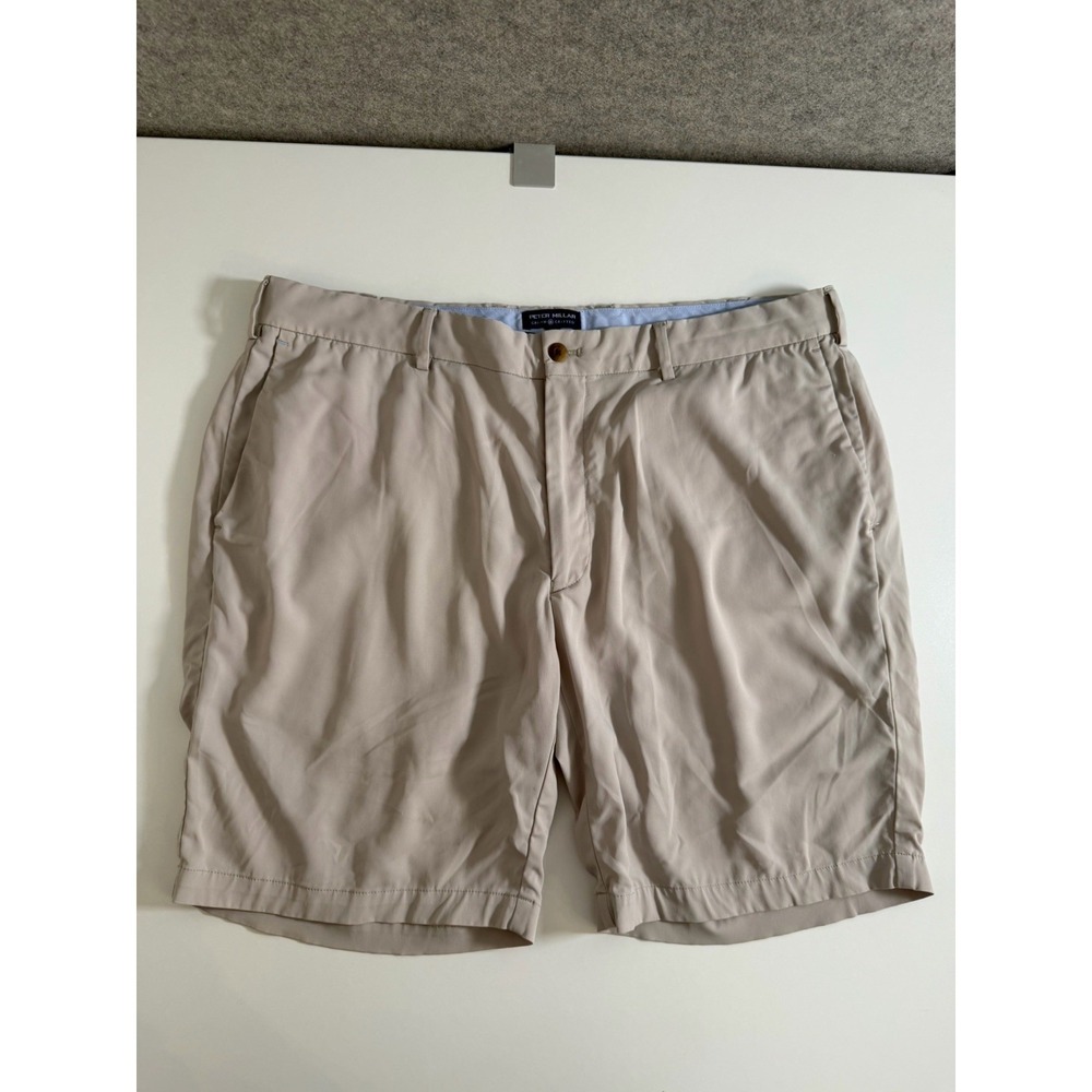 Peter Millar Shorts Mens 38 Blue Crown Sports Crafted Golf Performance 8"
